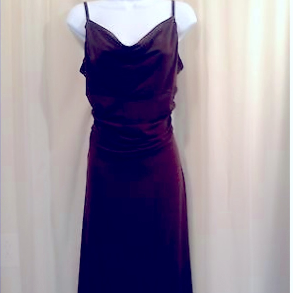 NWT Bandolino size L spaghetti strap cocktail dress